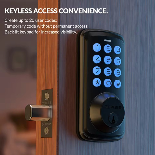 Smart door lock with - with, up