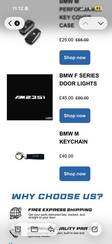 Door lights for - lights, 235i