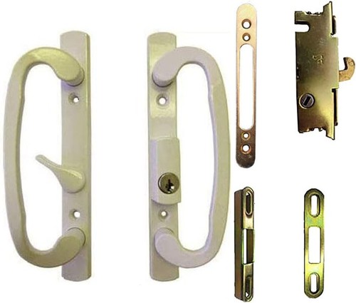 Patio door handle mortise - door,
