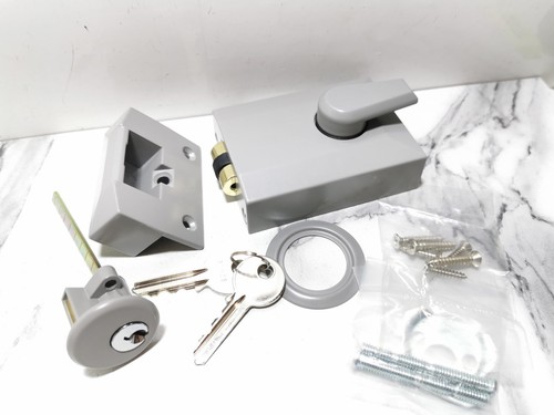 Roller bolt nightlatch grey - roller,
