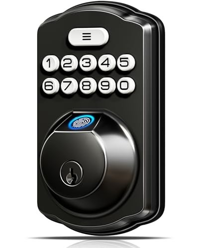Fingerprint deadbolt door - deadbolt, lock