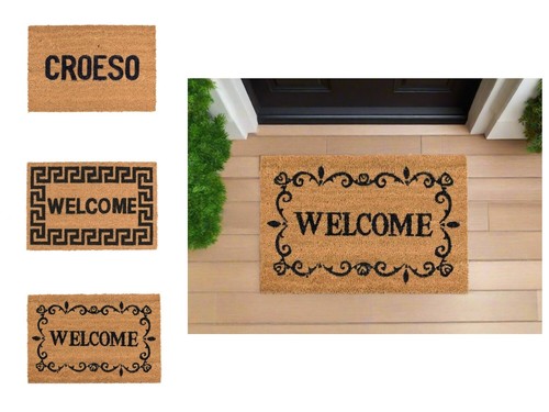 Pvc backed natural coir - pvc,