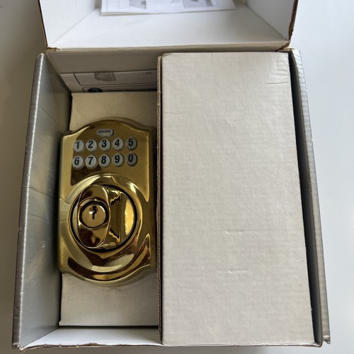 Schlage link bright brass - schlage,